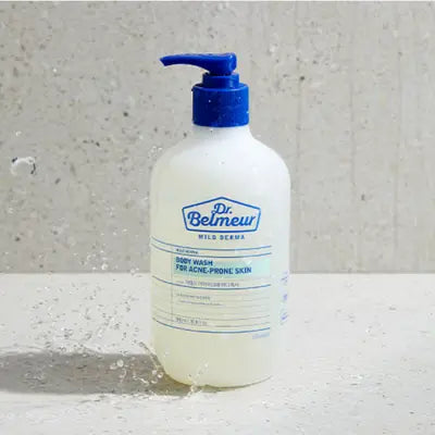 THE FACE SHOP DR.BELMEUR MILD DERMA BODY WASH FOR ACNE 500ml 1Box (4ea)