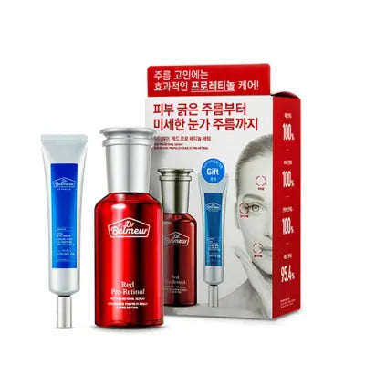 THE FACE SHOP DR.BELMER RED PRORETINOL SERUM. ANTI-AGI 1Box (6ea)