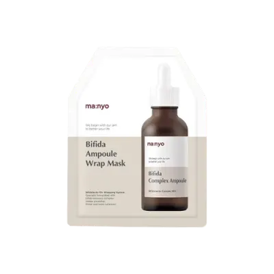 Manyo Factory BIFIDA AMPOULE WRAP MASK (1 SHEET) 35g 1Box (240ea)