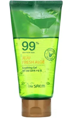 the saem Jeju Fresh Aloe Soothing Gel 99%_300ml_Tube 300ml 1Box (15ea)