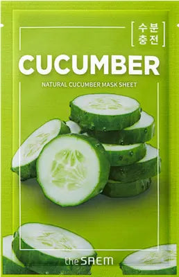 the saem Natural Cucumber Mask Sheet 21ml 1Box (50ea)