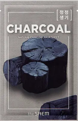 the saem Natural Charcoal Mask Sheet 21ml 1Box (50ea)
