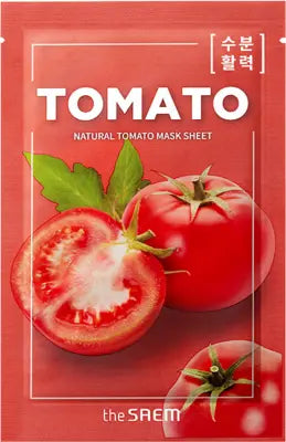 the saem Natural Tomato Mask Sheet 21ml 1Box (50ea)