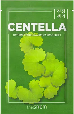 the saem Natural Centella Asiatica Mask Sheet 21ml 1Box (50ea)