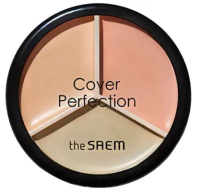 the saem Cover Perfection Triple Pot Concealer 01 Correct Beige 1Box (12ea)