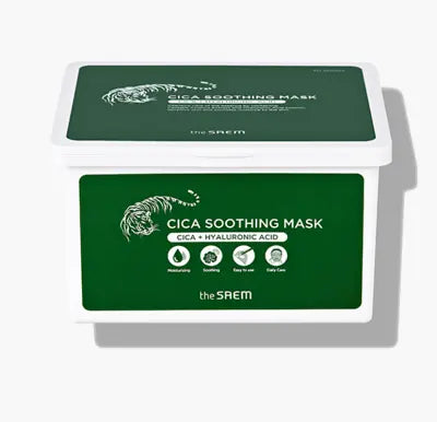 the saem Cica Soothing Mask 30매,330g 1Box (18ea)