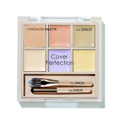 the saem THE SAEM Cover Perfection Concealer Palette 01 Cover&Correct 1Box (12ea)