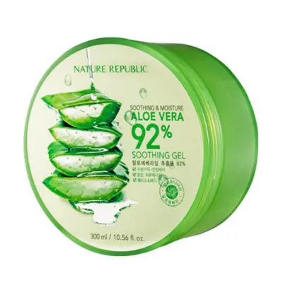 Nature Republic NATURE REPUBLIC Soothing Moisture Aloe Vera 92 Soothing Gel 300ml 1Box (1ea)