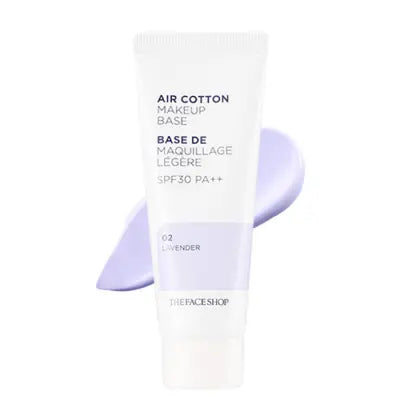 THE FACE SHOP N..B Air Cotton Makeupbase SPF25++02 40g 1Box (10ea)