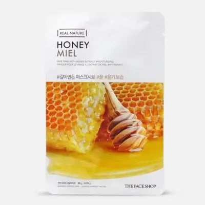 THE FACE SHOP REAL NATURE.HONEY FACE MASK 20g 1Box (30ea)