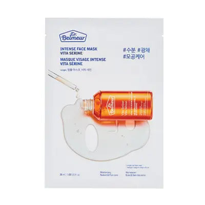 THE FACE SHOP DR.BELMEUR INTENSE MASK ? VITA SERINE 23ml 1Box (20ea)
