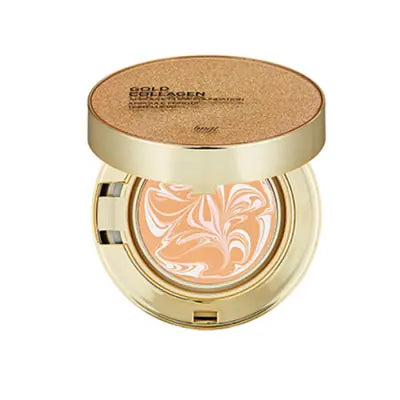 THE FACE SHOP FMGT GOLD COLLAGEN AMPOULE GLOW FOUNDATION V203 10g 1Box (64ea)