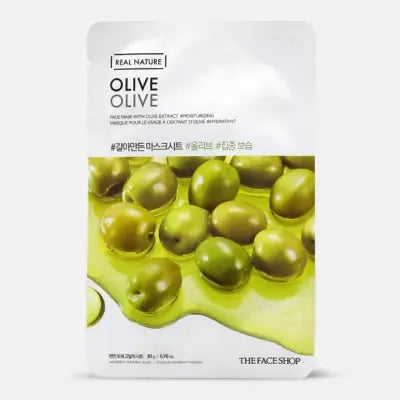 THE FACE SHOP Real Nature.Olive Face Mask 20g 1Box (30ea)
