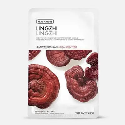 THE FACE SHOP Real Nature.Lingzhi Face Mask 20g 1Box (30ea)