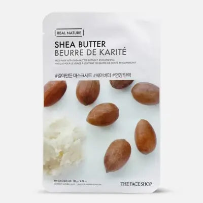 THE FACE SHOP Real Nature.Shea Butter Face Mask 20g 1Box (30ea)