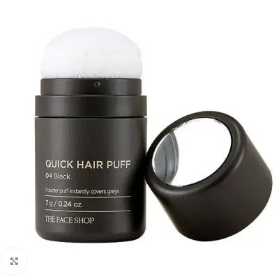 THE FACE SHOP Quick Hair Puff 04 Black 7g 1Box (8ea)