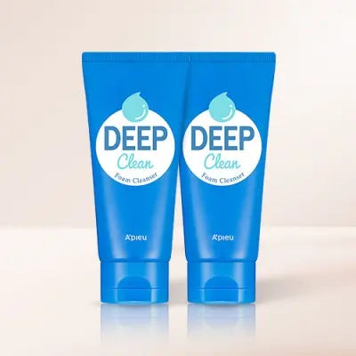 Apieu DEEP_CLEAN_FOAM_CLEANSER_130ml*2ea 1Box (25ea)