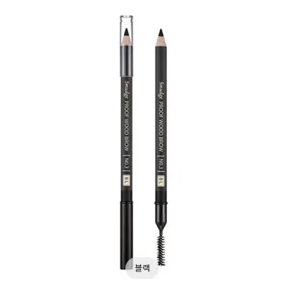 missha SMUDGE PROOF WOOD BROW (BLACK) 3.5G 1Box (6ea)