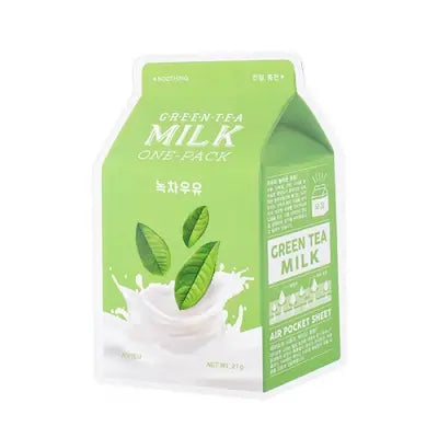 Apieu APIEU Milk Sheet Mask Green Tea 1Box (1ea)
