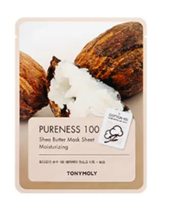 TONYMOLY Pureness100 Shea Butter Mask Sheet2 1ea 1Box (10ea)