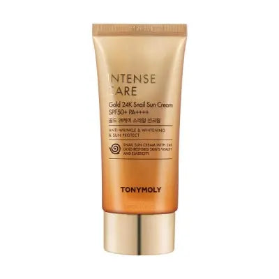 TONYMOLY INTENSE CARE GOLD 24K SNAIL SUN CREAM 50ml 1Box (6ea)