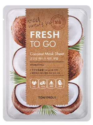 TONYMOLY Fresh To Go Coconut Mask Sheet 1ea 1Box (10ea)