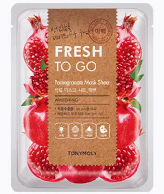 TONYMOLY Pureness100 Pomegranate Mask Sheet 1ea 1Box (10ea)