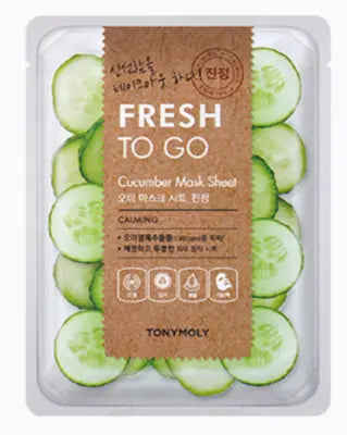 TONYMOLY Fresh To Go Cucumber Mask Sheet2 1ea 1Box (10ea)