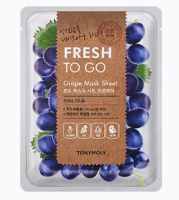 TONYMOLY Fresh To Go Grape Mask Sheet2 1ea 1Box (10ea)