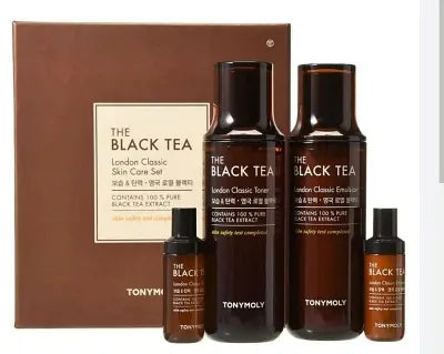 TONYMOLY THE BLACK TEA SKIN CARE 2 SET 150ml+150ml 1Box (6ea)
