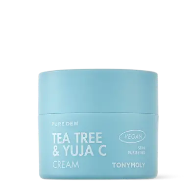 TONYMOLY PURE DEW TEATEREE YUJA C PURIFYING CREAM 50ml 1Box (6ea)