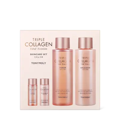 TONYMOLY TRIPLE COLLAGEN TOTAL TENSION SET 200ml*2ea+20ml*2ea 1Box (6ea)