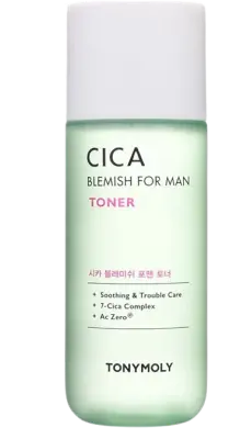 TONYMOLY DERMA LBA CICA BLEMISH FOR MAN TONER 150ml 1Box (6ea)