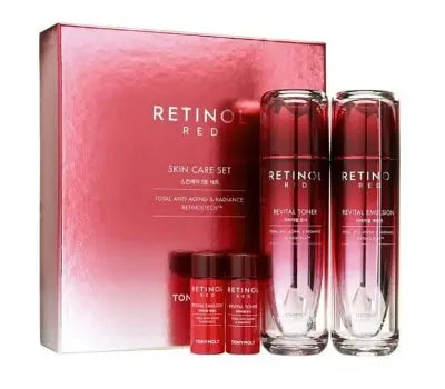TONYMOLY RED RETINOL SKIN CARE SET2 120ml+120ml+20ml*2 1Box (6ea)
