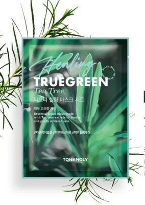 TONYMOLY TRUEGREEN TEATREE HEALING MASK SHEET 20g 1Box (10ea)