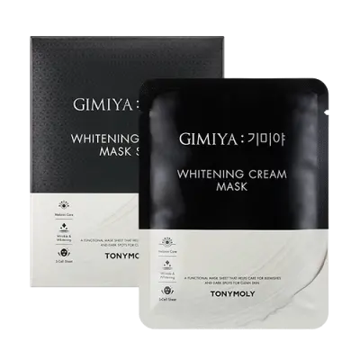 TONYMOLY Gimiya Whitening Cream Mask 10sheet 25ml*10 1Box (6ea)
