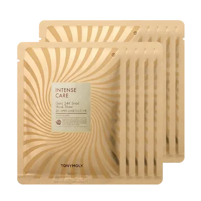TONYMOLY INTENSE CARE GOLG 24K SNAIL MASK SET 20g*10 1Box (1ea)