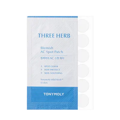 TONYMOLY Three-herb Blemish AC Spot Patch 12ea 1Box (10ea)