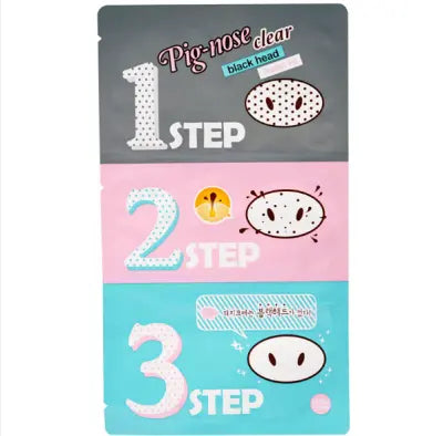 holikaholika Pig Clear Blackhead 3-step kit(genuine article sticker) 1Box (30ea)