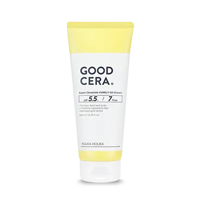 holikaholika Good Cera Super Ceramide Family Oil Cream 200ml 1Box (30ea)