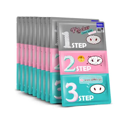 holikaholika HOLIKA HOLIKA Pig Clear Blackhead 3-Step Kit 7g*10ea 1Box (1ea)