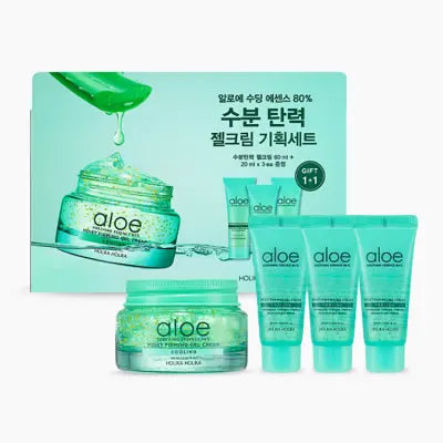holikaholika HOLIKA HOLIKA Aloe Soothing Essence 80% Moist Firming Gel Cream 60ml+20ml*3ea 1Box (1ea)