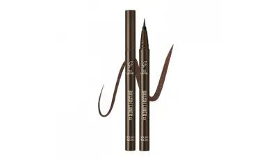 holikaholika Tail-lasting Brush Liner EX 02 Dark Brown 0.6g 1Box (30ea)
