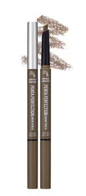 holikaholika Wonder Drawing Penta Perfection Brow Pencil 03 Ash Brown 0.3g 1Box (30ea)
