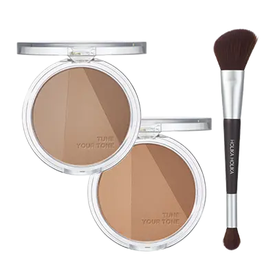 holikaholika Tone tuning shading 01cool grown (Brush SET) 9.5g 1Box (30ea)