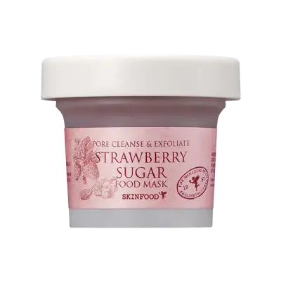 SKIN FOOD STRAWBERRY SUGAR FOOD MASK 120g 1Box (10ea)