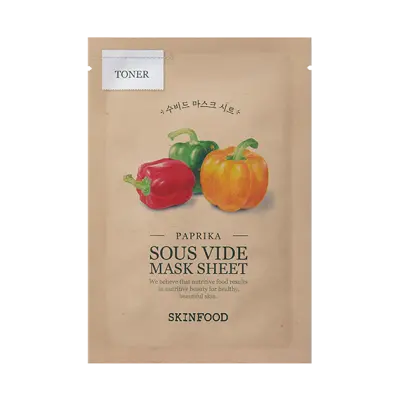 SKIN FOOD PAPRIKA SOUS VIDE MASK SHEET 18g 1Box (50ea)