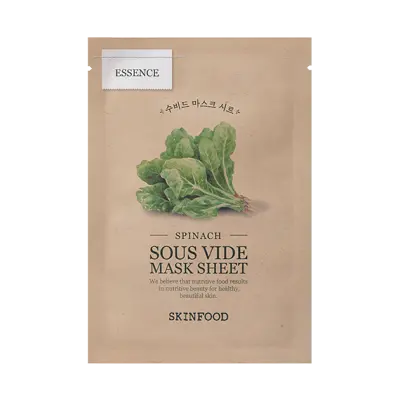 SKIN FOOD SPINACH SOUS VIDE MASK SHEET 22g 1Box (50ea)