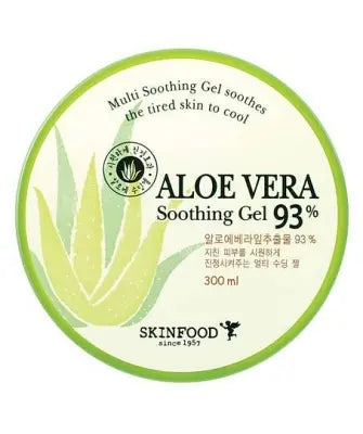 SKIN FOOD ALOE VERA 93% SOOTHING GEL 300ml 1Box (10ea)