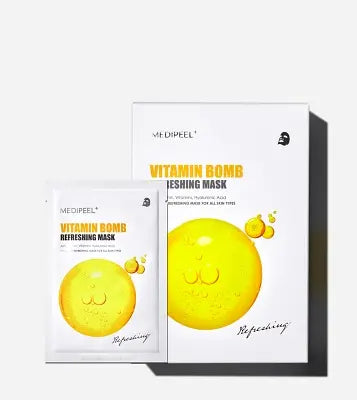 Medipeel VITAMIN BOMB REFRESHING MASK SHEET 25ml*10pcs 1Box (30ea)